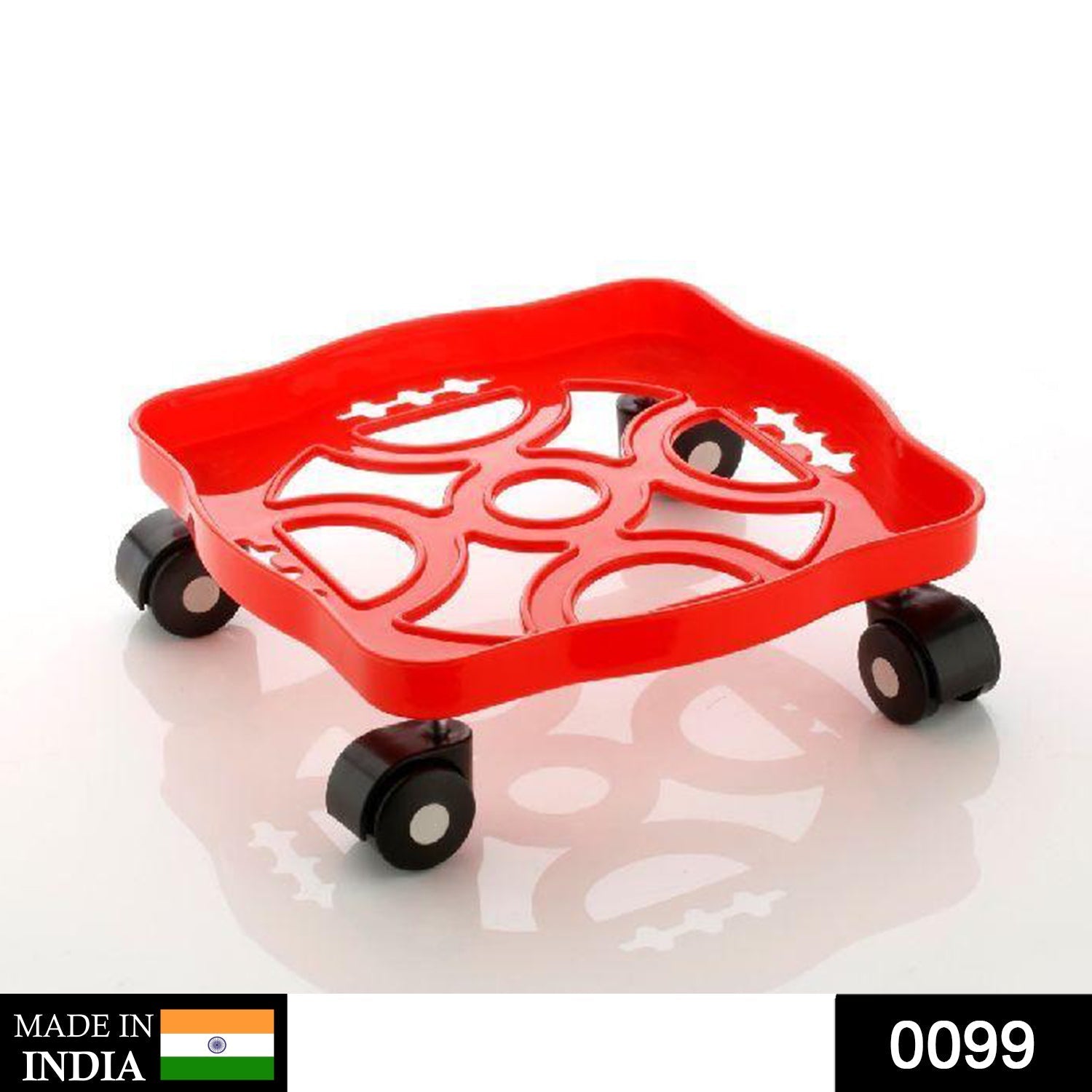 0099 Square Plastic Gas Cylinder Trolley DeoDap
