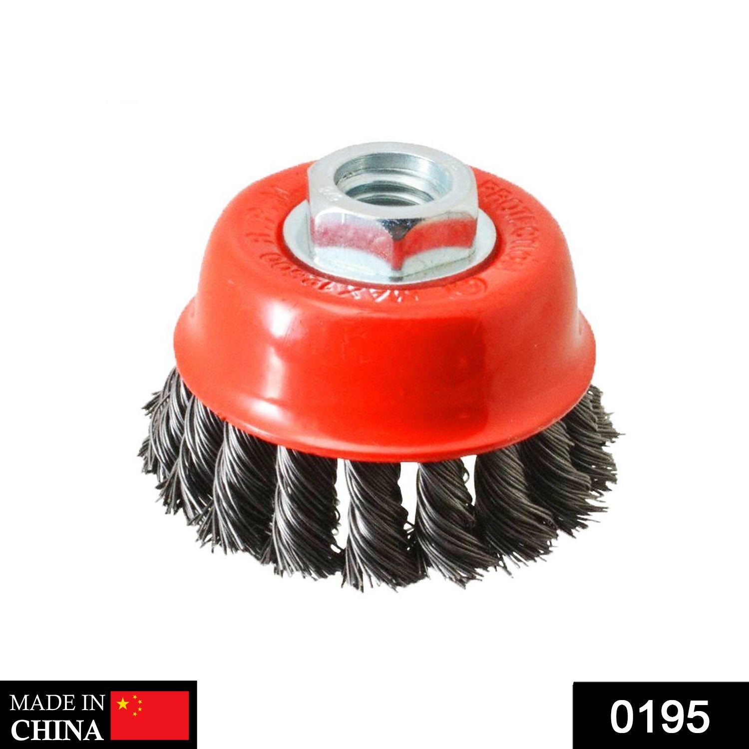 0195 Wire Wheel Cup Brush (Black) Deodap