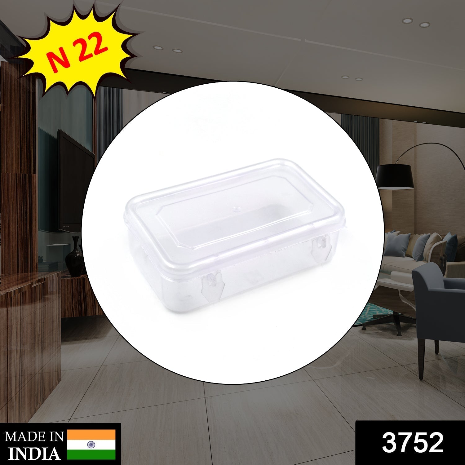 3752 Tim Tom Container used for storing things and stuffs and can also be used in any kind of places. DeoDap