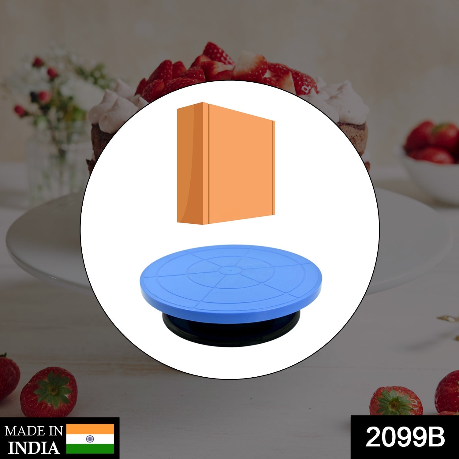 2099B Rotating Cake Stand for Decoration and Baking Doedap