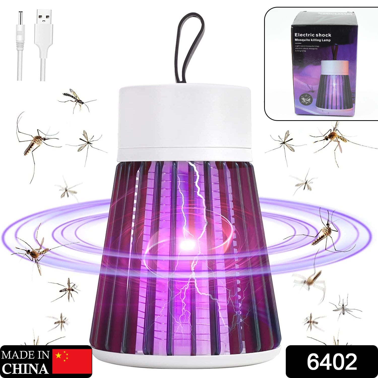 6402 Mosquito Killer Machine  Mosquito Killer USB Powered Bug Zapper Mosquito Lamp For Home Electric LED Lamp Mosquito Killer Indoor / Outdoor Mosquito Trap Machine DeoDap