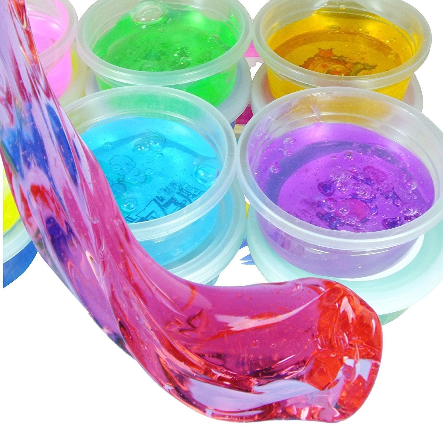 8089 Soft Jar Slime Combo of  Crystal Slime (Moq :-12) DeoDap
