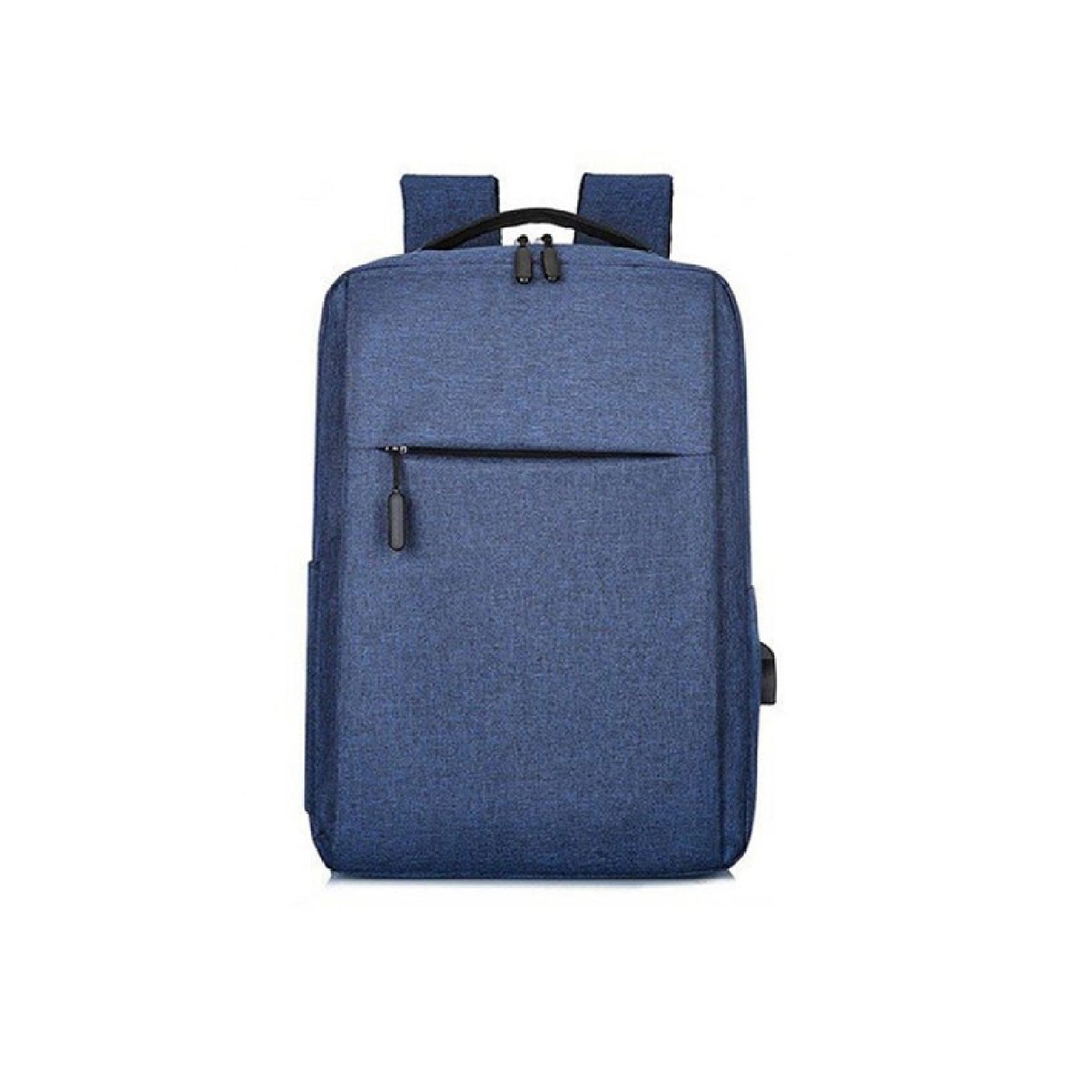 6215 Blue Travel Laptop Backpack With USB Charging Port DeoDap