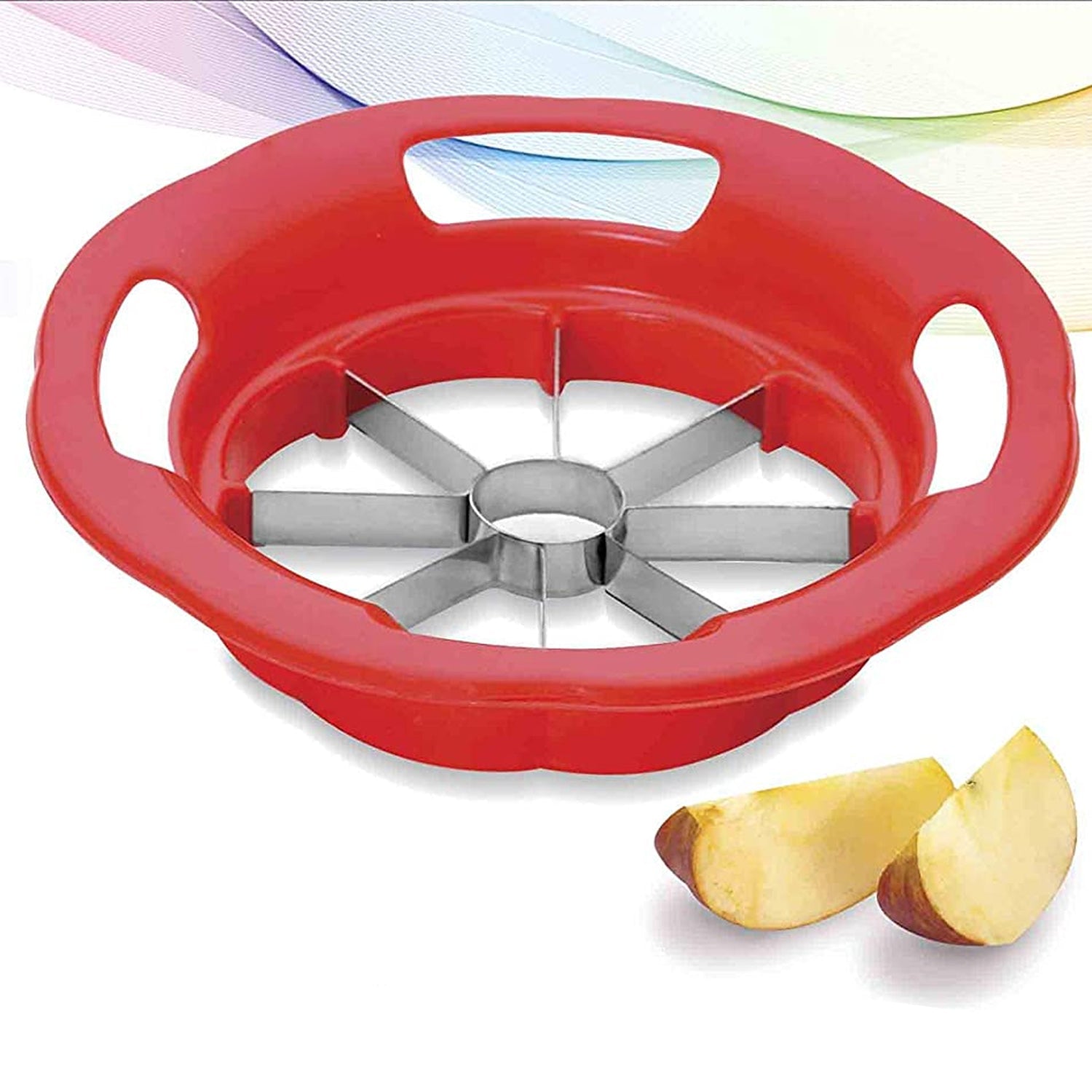 2665 Big Round Apple Cutter and shredder tool with effective sharp chopping blade system. DeoDap