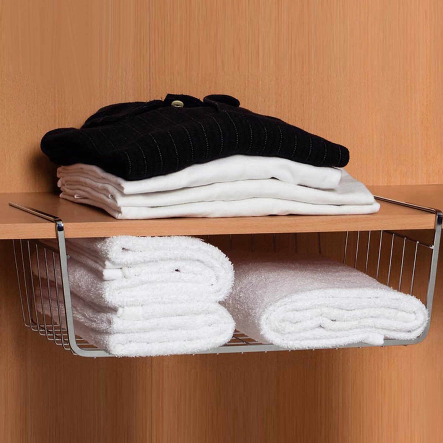5194 Storage Basket Organizer For Refrigerator , bathroom, & Cabinet, Use basket