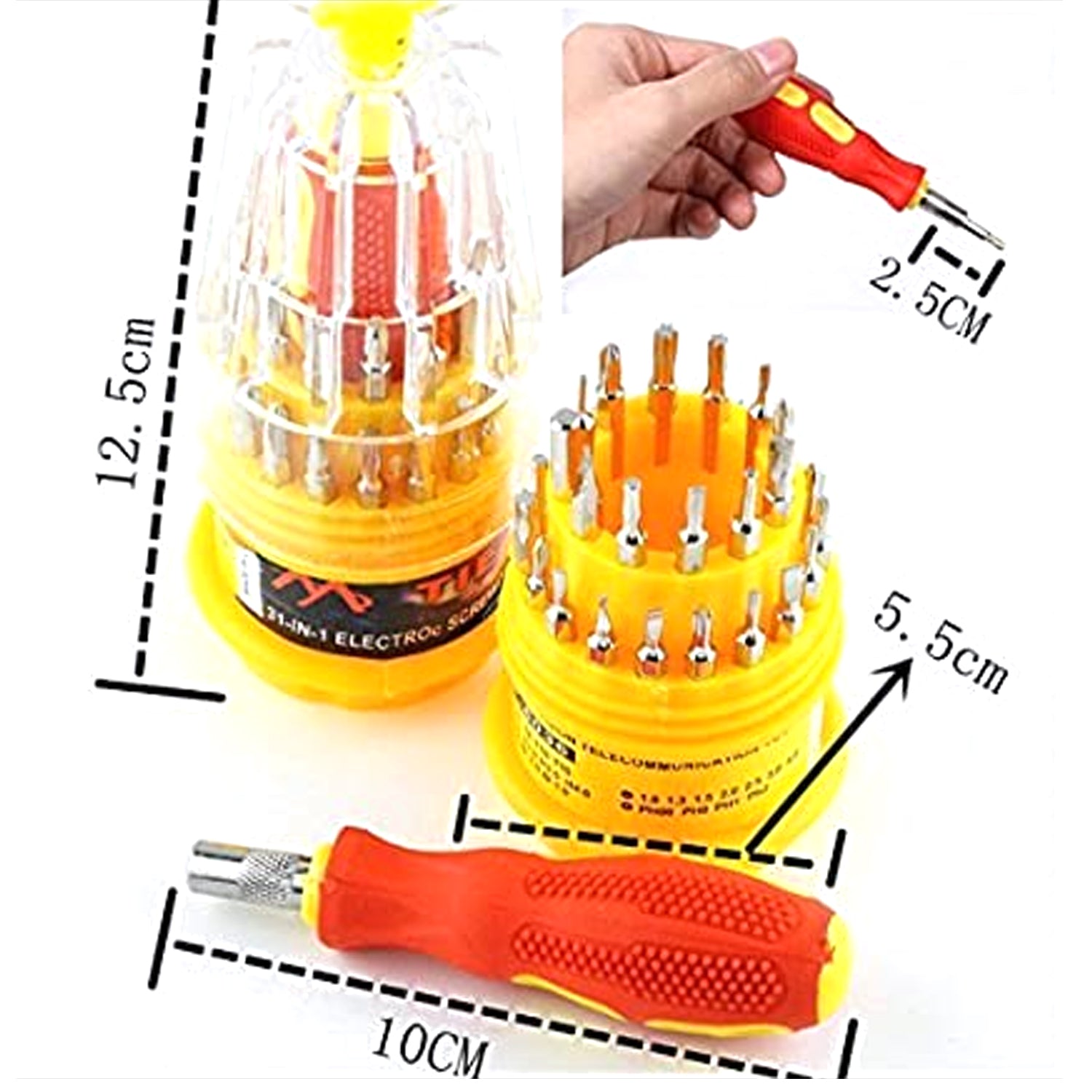 0461 Magnetic 31 in 1 Repairing Screw Driver Tool Set Kit PHOTRON