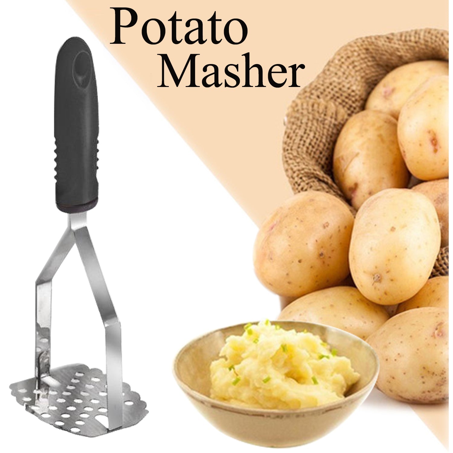 2470 Potato Vegetable Pav Bhaji Masher for Kitchen freeshipping - DeoDap