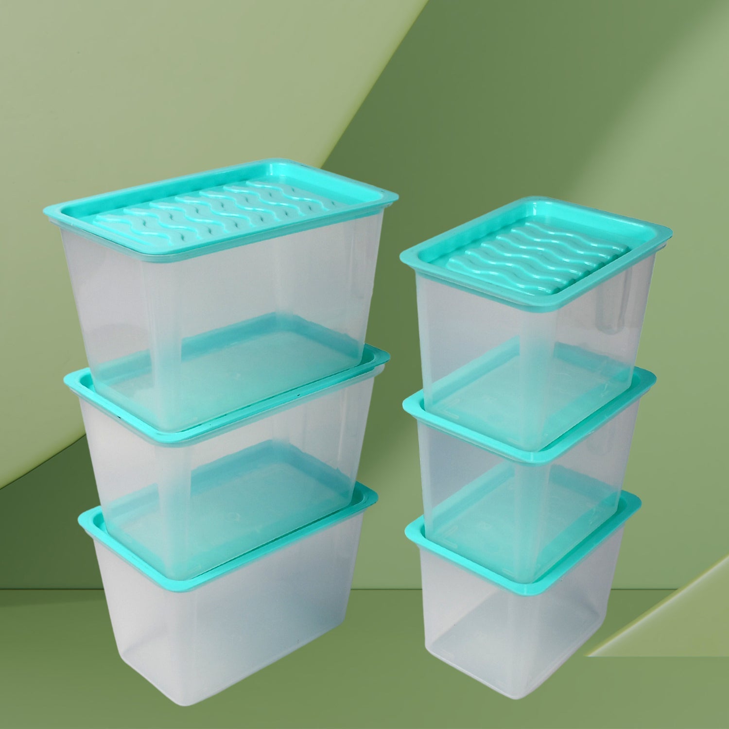 7148 Plastic Small Transparent Airtight Kitchen Container Storage Container High Quality Container For Home & Kitchen Use DeoDap