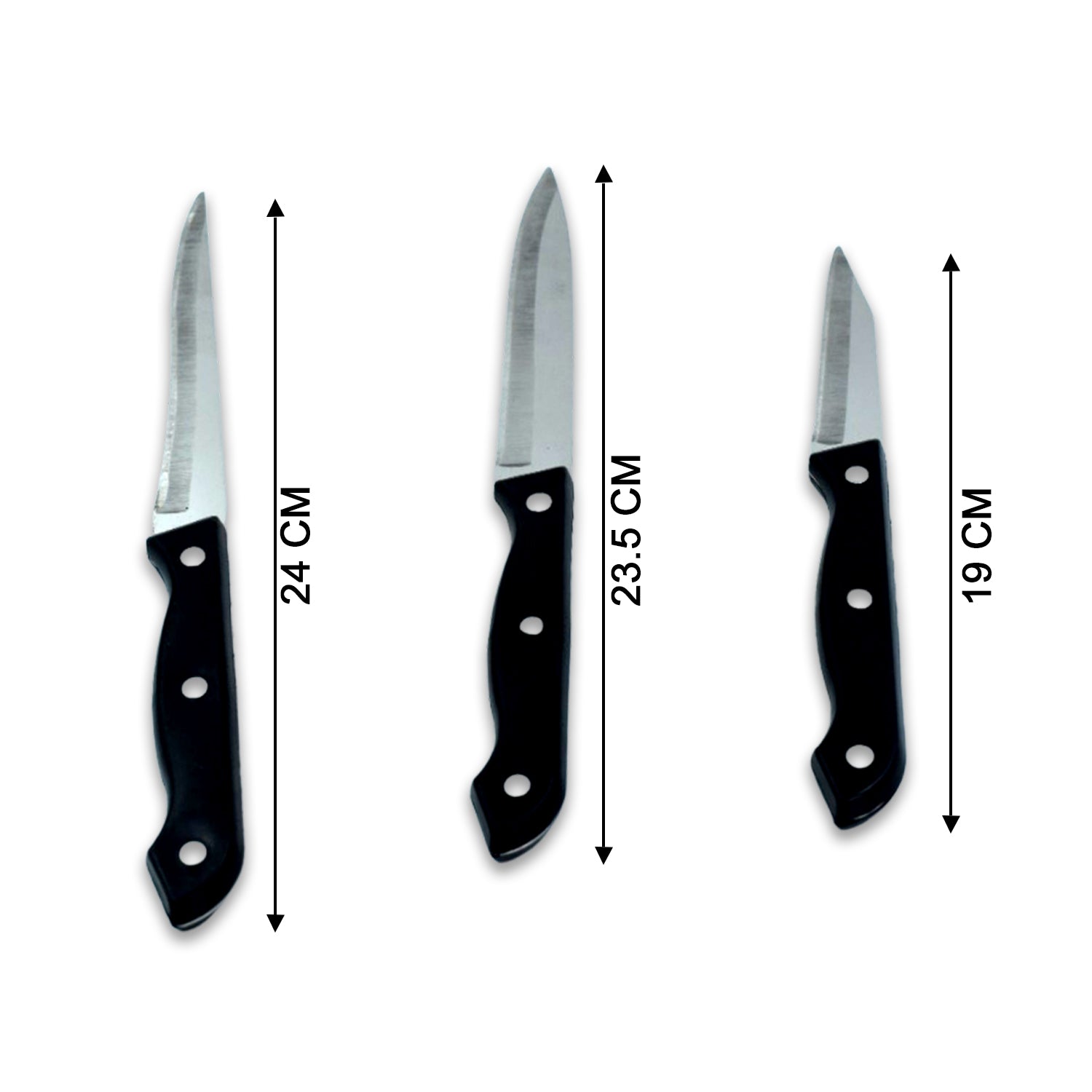 2869 Stainless Steel Kitchen Floret|Glare kitchen compact knife set DeoDap