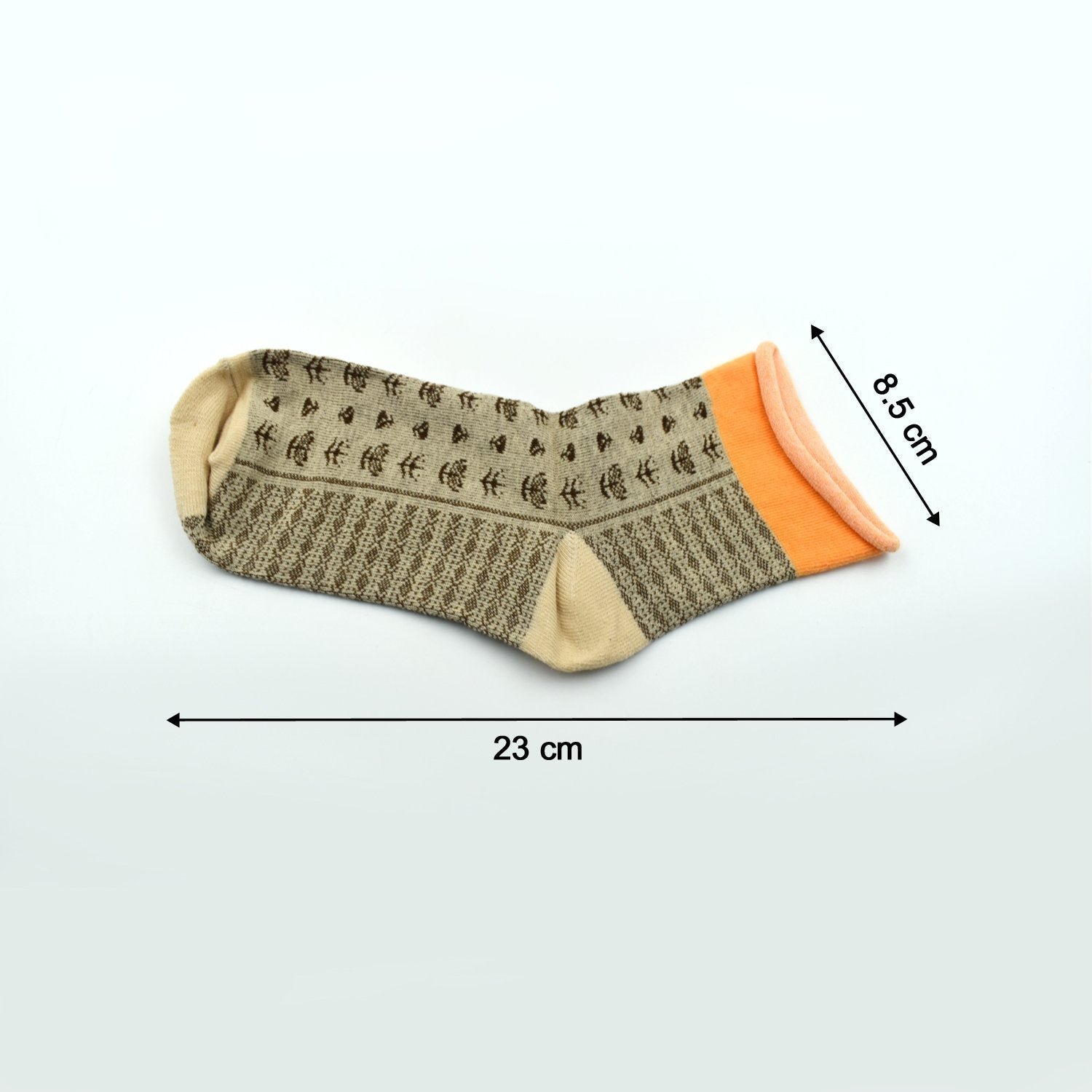 7356 Socks Breathable Thickened Classic Simple Soft Skin Friendly (1Pair) (Moq :-3) DeoDap