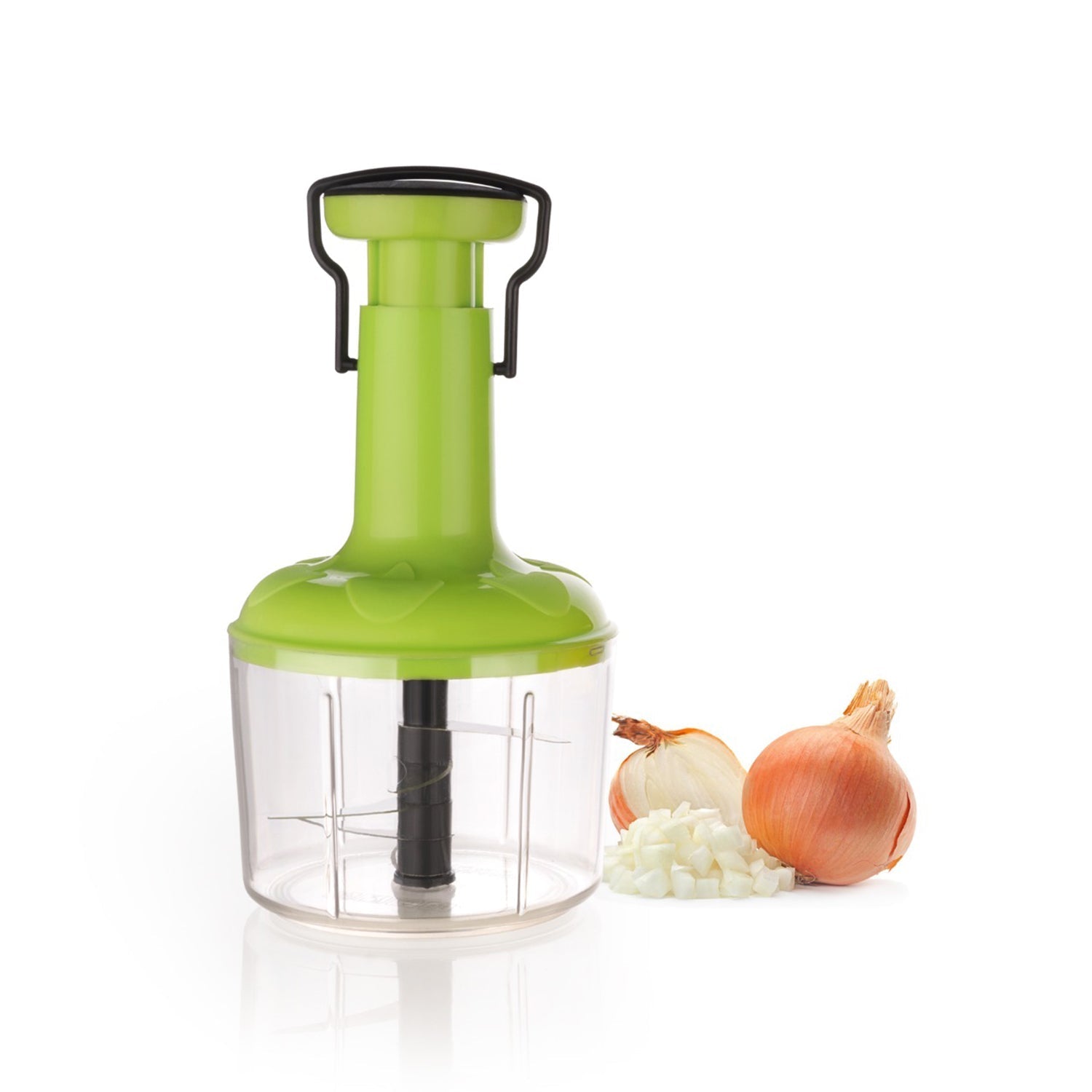 2759 3 In 1 Push Chop 1100Ml Used For Chopping Of Fruits And Vegetables. DeoDap