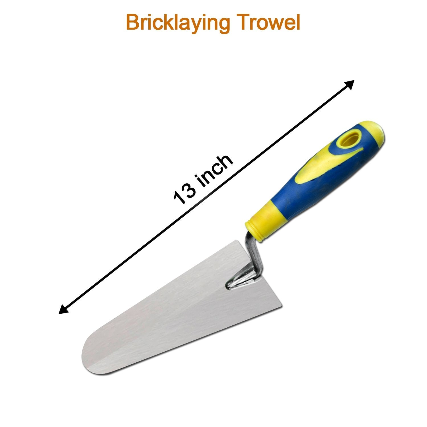 7504 Round Professional Render Plastering Trowel, Smooth Trowel 13 Inch DeoDap