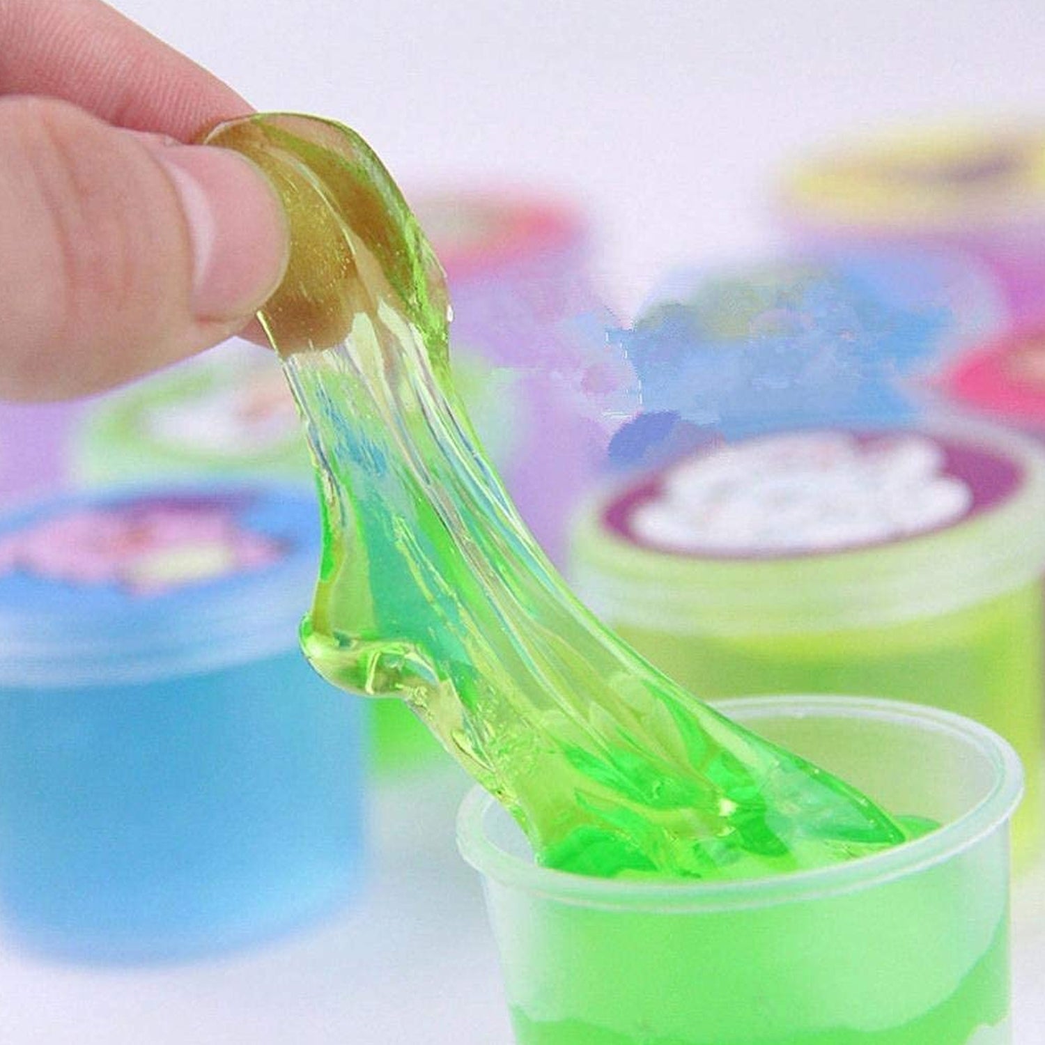 8089 Soft Jar Slime Combo of  Crystal Slime (Moq :-12) DeoDap