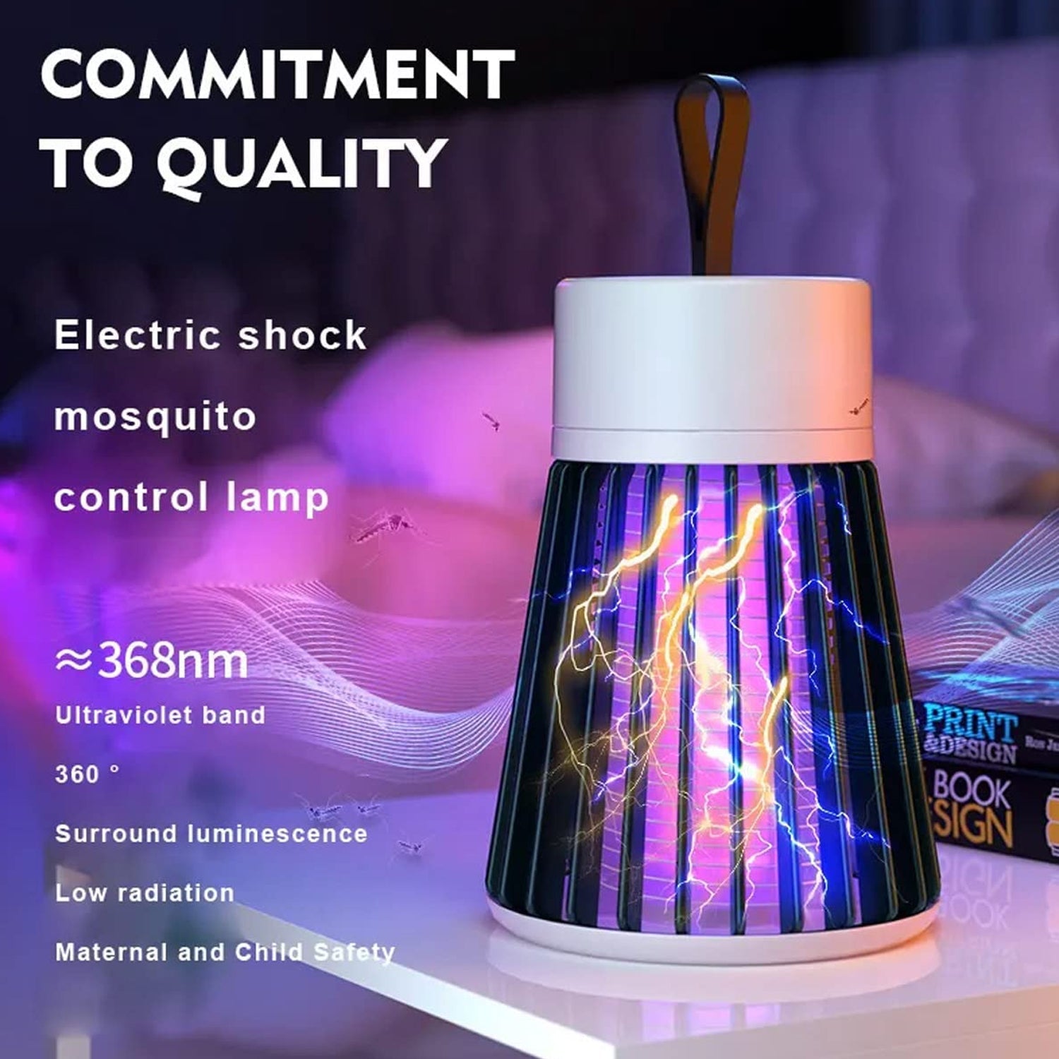 6402 Mosquito Killer Machine  Mosquito Killer USB Powered Bug Zapper Mosquito Lamp For Home Electric LED Lamp Mosquito Killer Indoor / Outdoor Mosquito Trap Machine DeoDap