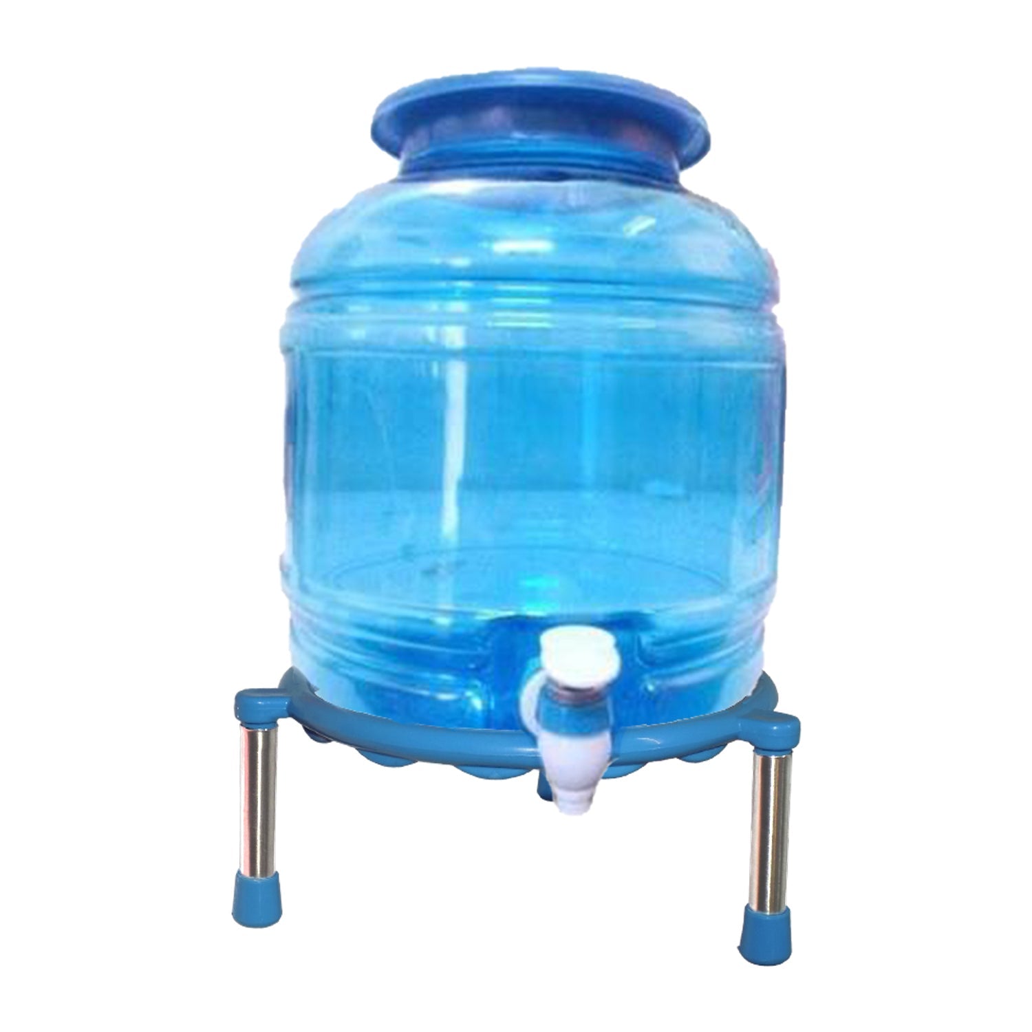 0628 Stainless Steel Single Ring Matka Stand DeoDap