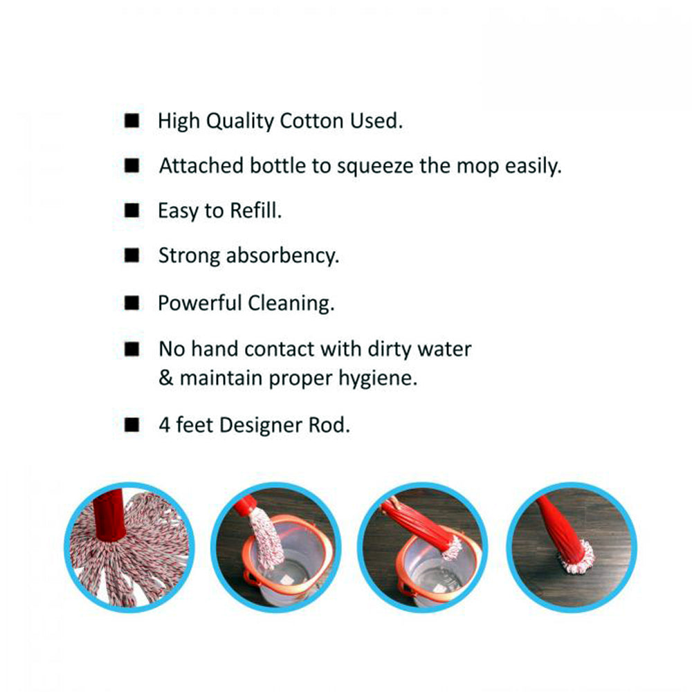 1579 Bottle Mop for Home Cleaning (Moq :-3) DeoDap