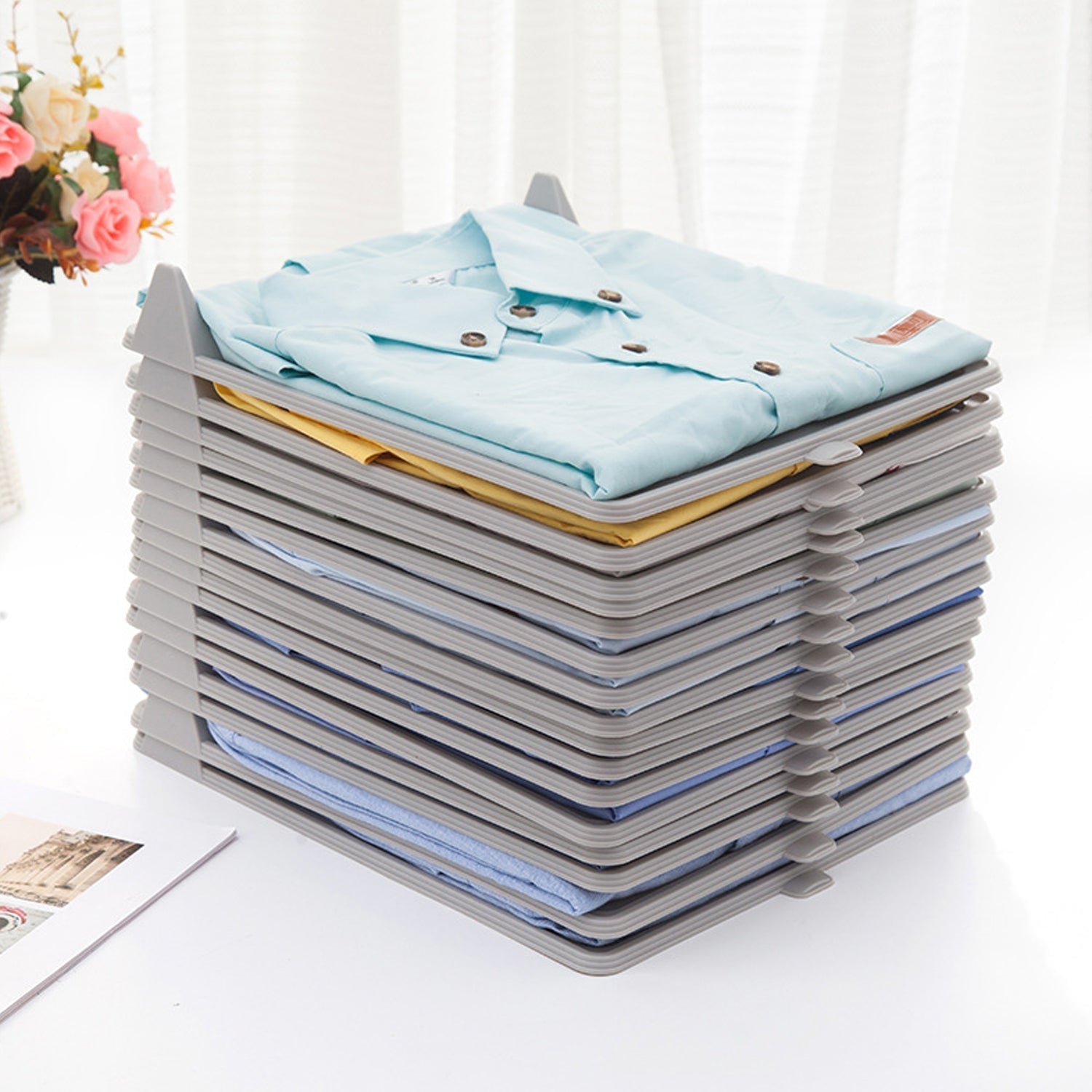 6129 1 Pc Cloth Organiser used in all household and ironing shops in order to assemble the cloths and fabric in a well-mannered way. (Moq :-10) DeoDap