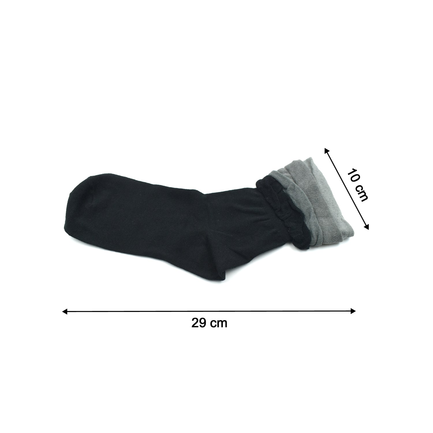 7355 Socks Breathable Thickened Classic Simple Soft Skin Friendly (Moq :-3) DeoDap