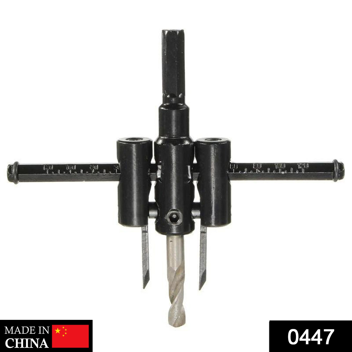 0447 Adjustable Circle Hole Saw Drill Bit Cutter DeoDap