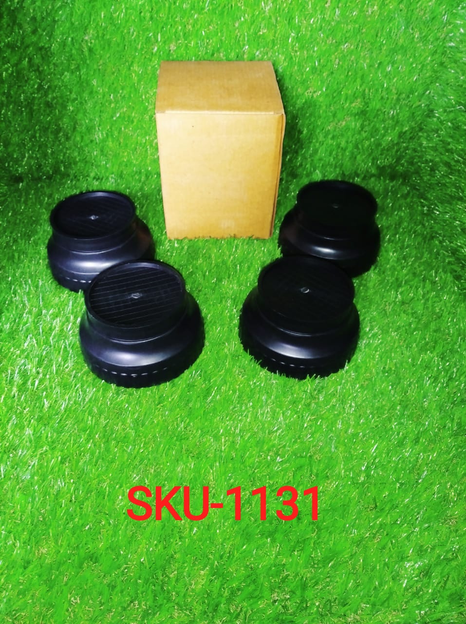 1131 Multi-Purpose 4 Pieces Round Plastic Legs Foot and Stand DeoDap