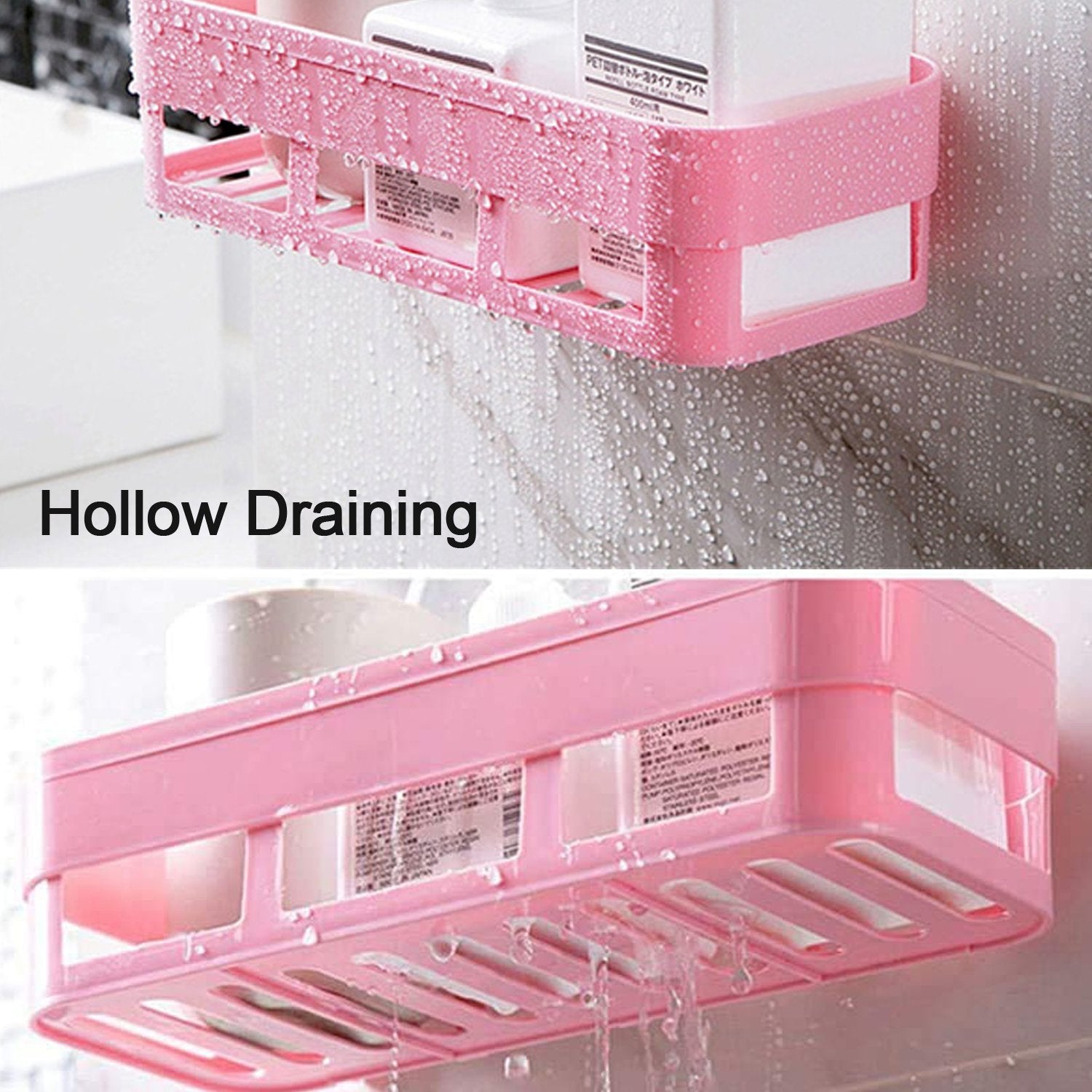 1094L Multipurpose Shelf Storage Rack Organizer Caddy Basket with Sticker (1Pc) DeoDap
