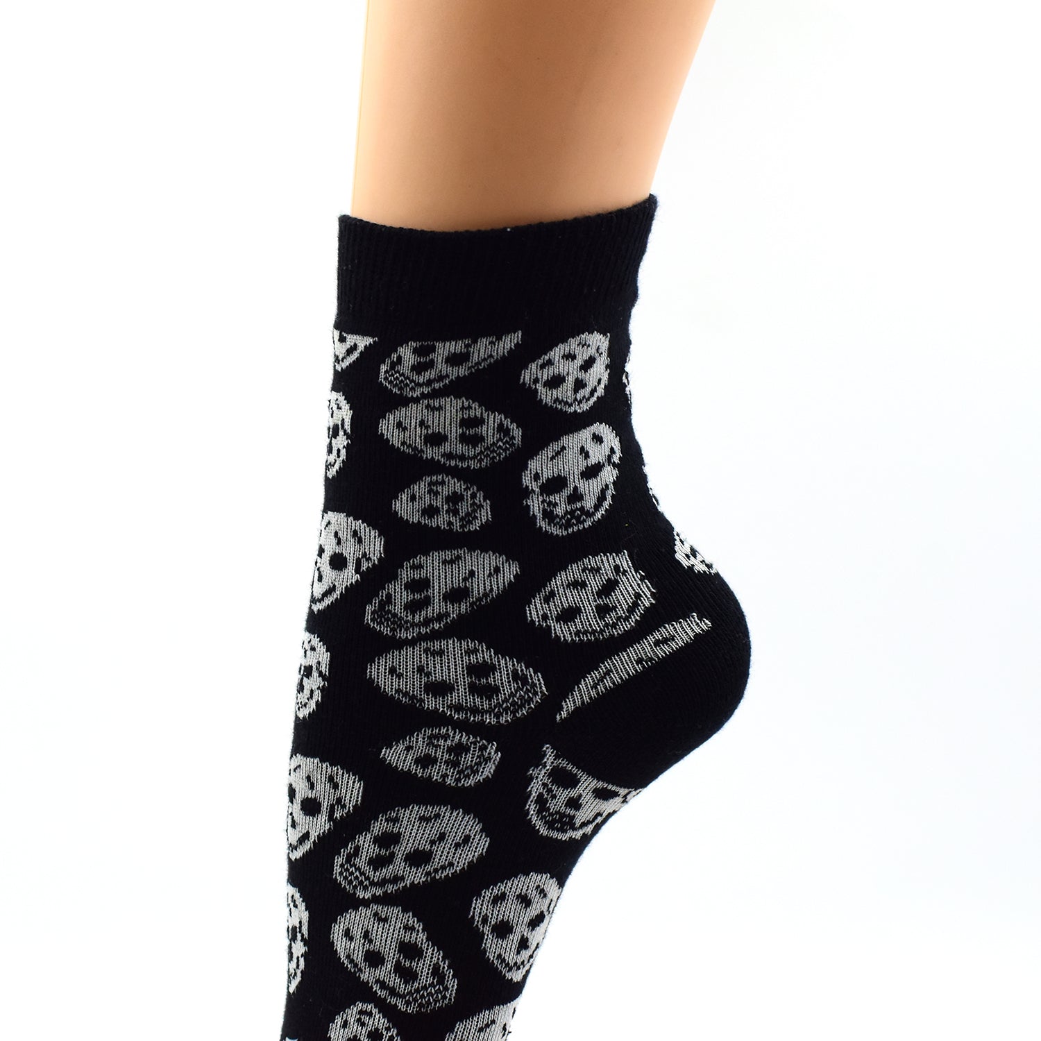 7342 Cotton Fancy Ladies Socks (1 Pair) (Moq :-3) DeoDap