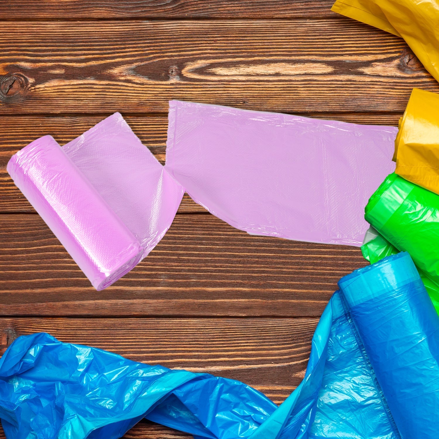 9221 5Roll Garbage Bags/Dustbin Bags/Trash Bags 45x52cm DeoDap
