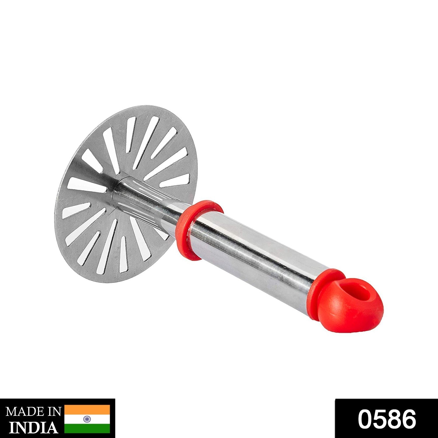 0586 Stainless Steel Potato Masher, PauBhaji Masher DeoDap
