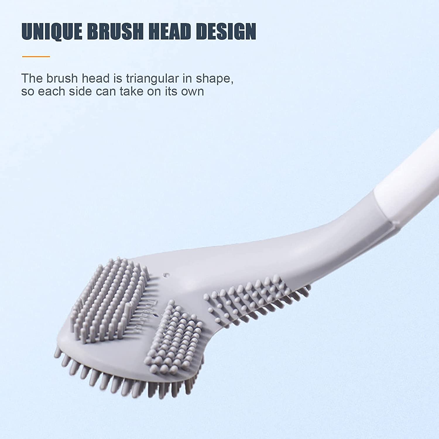 6059 Golf Shape Toilet Cleaner Brush  & Magic Sticker Holder DeoDap