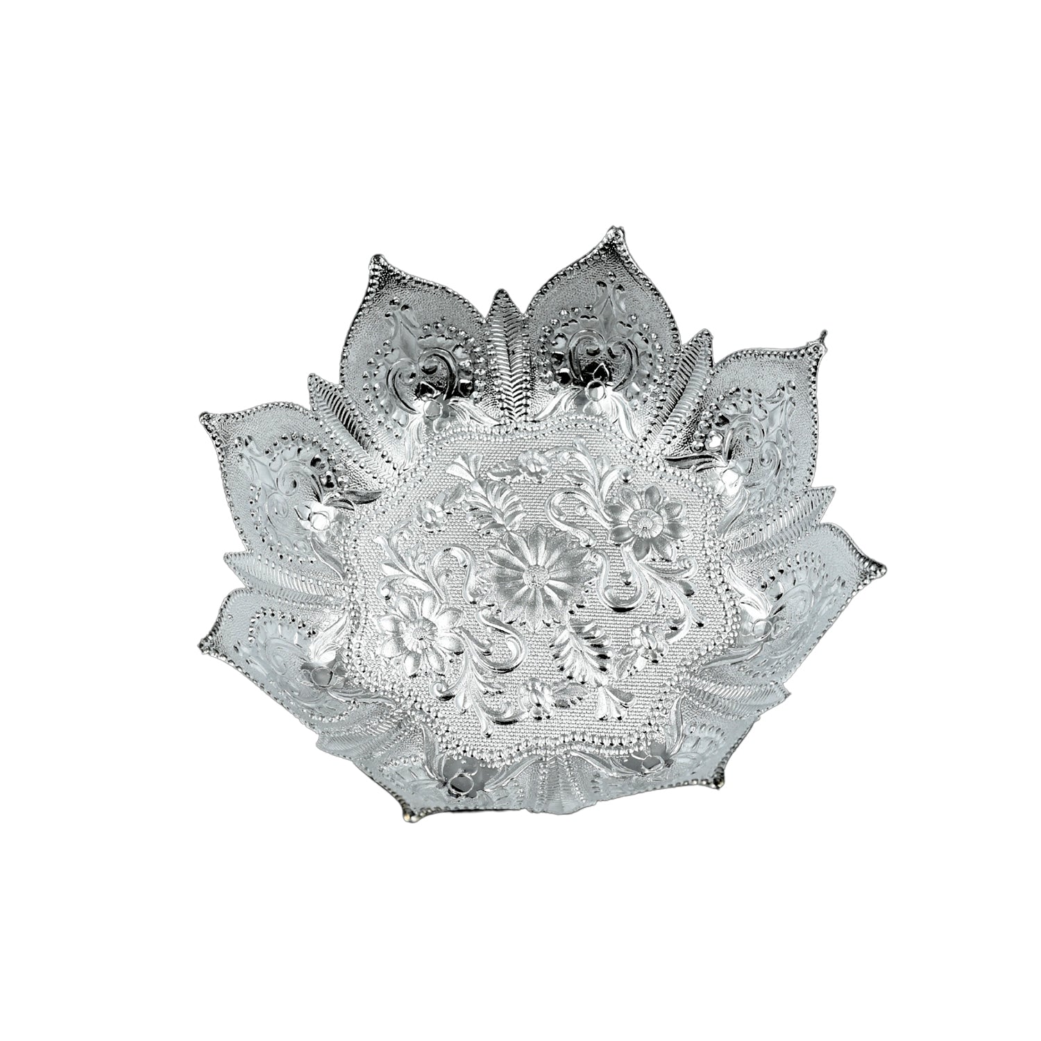 5481  DECORATIVE MUKHWAS SERVING TRAY SERVING MUKHWAS PLATE FANCY CANDY TRAY DRY FRUIT SERVING TRAY (2 Pc Set)