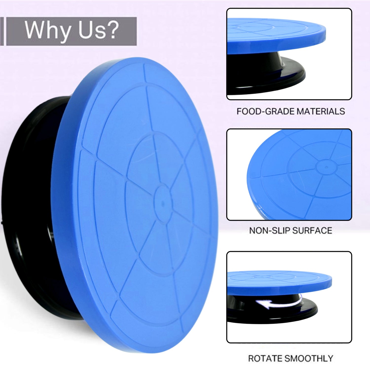 2099B Rotating Cake Stand for Decoration and Baking Doedap