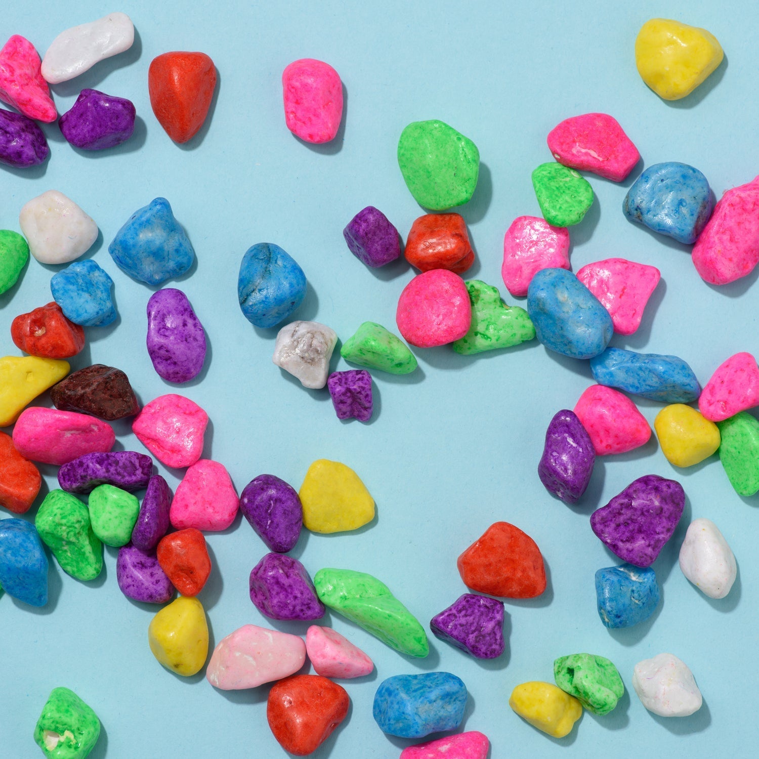 4979 Decorative Stones and Pebbles for Garden, Vase Fillers Multicolor. ( Approx - 195 Pebbles) DeoDap