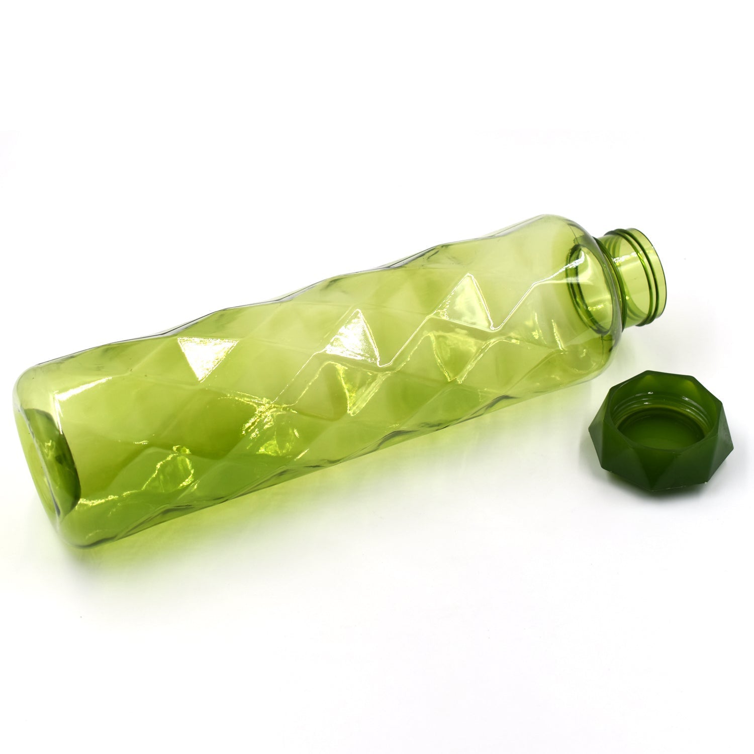 2668 3Pc Set Diamond Cut Bottle Used for storing water and beverages purposes for people. DeoDap