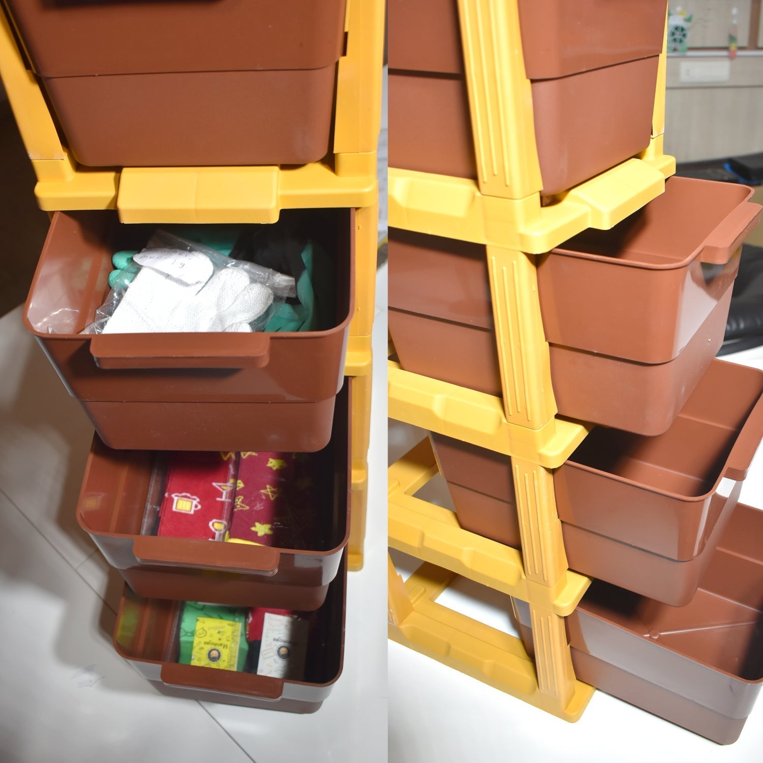 1151A 5 Tier Modular Drawer Used for storing different-different types of equipments and stuffs. DeoDap