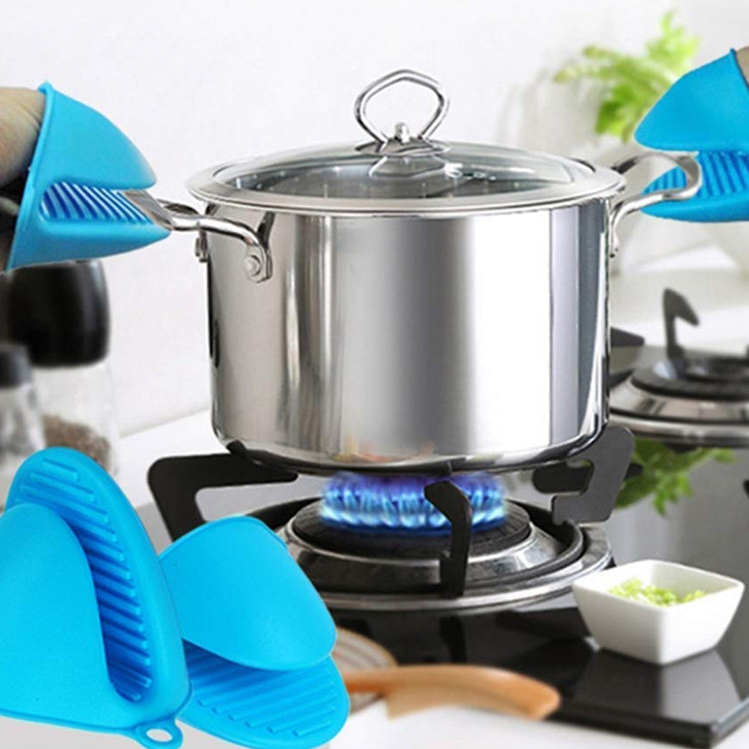 2067 Silicone Heat Resistant Cooking Potholder for Kitchen Cooking & Baking 1 Pc DeoDap