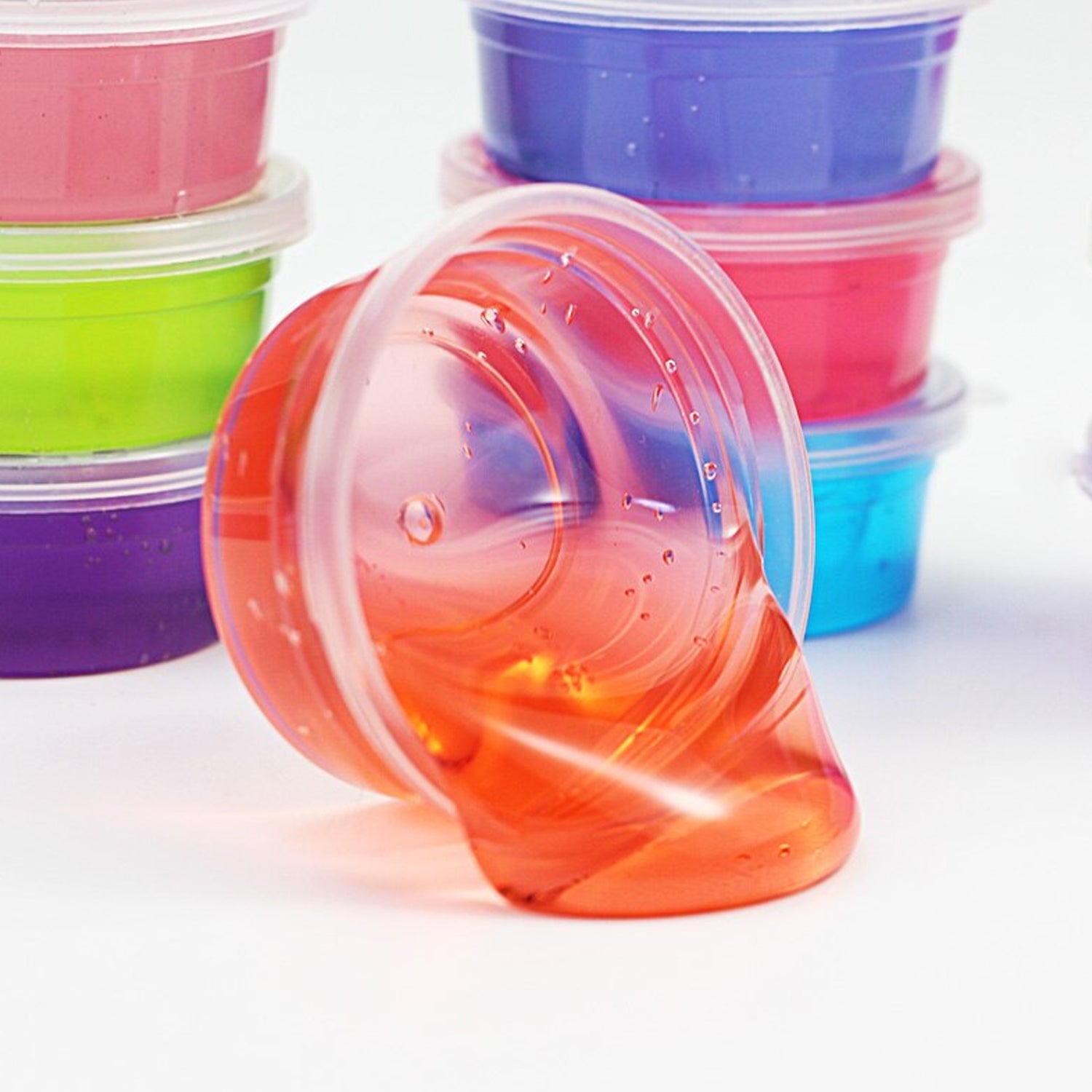 8089 Soft Jar Slime Combo of  Crystal Slime (Moq :-12) DeoDap