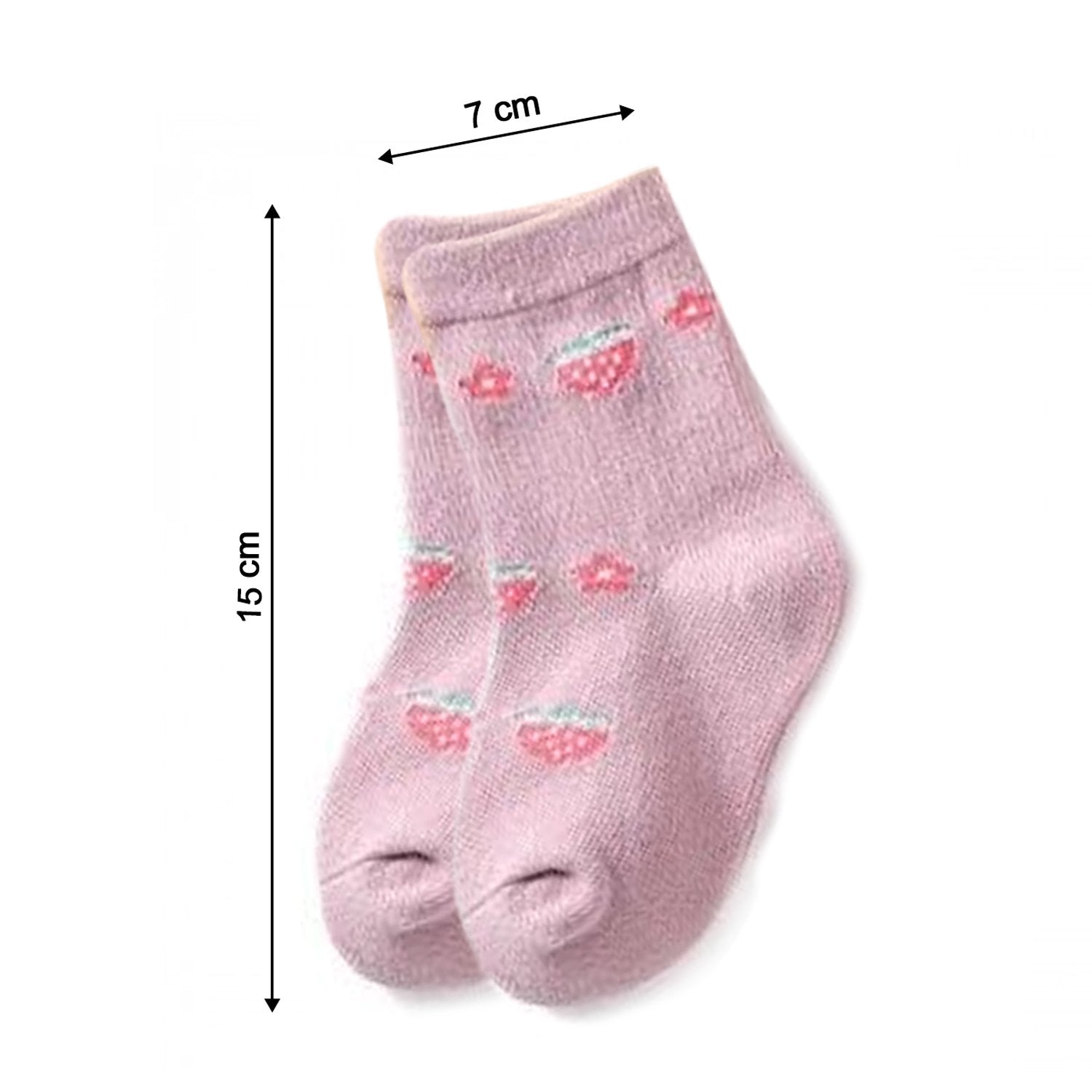 7303 Socks Breathable Thickened Classic Simple Soft Skin Friendly For Kids (Moq :-3) DeoDap