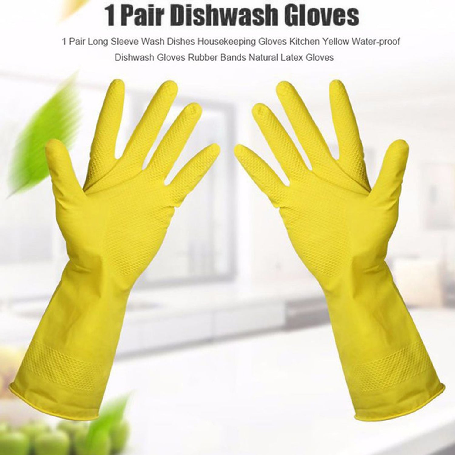 0679 Multipurpose Rubber Reusable Cleaning Gloves DeoDap