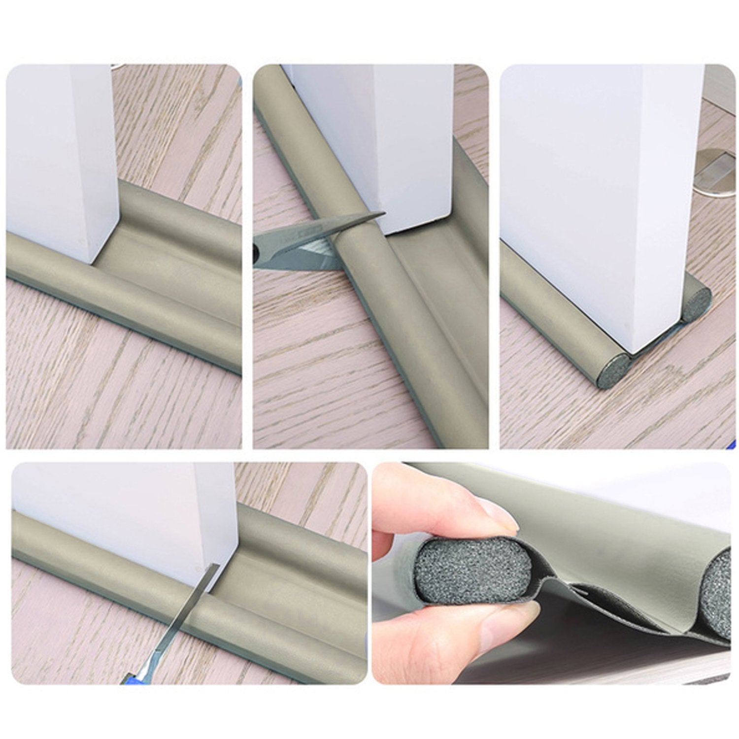 1756 Door Draft Stopper/Guard Protector for Doors and Windows DeoDap