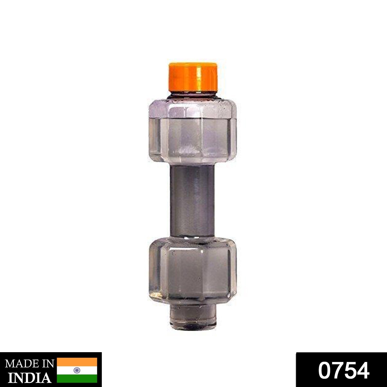 0754_Dumbbell Water Bottle (750 ml) Gym Water Bottle DeoDap