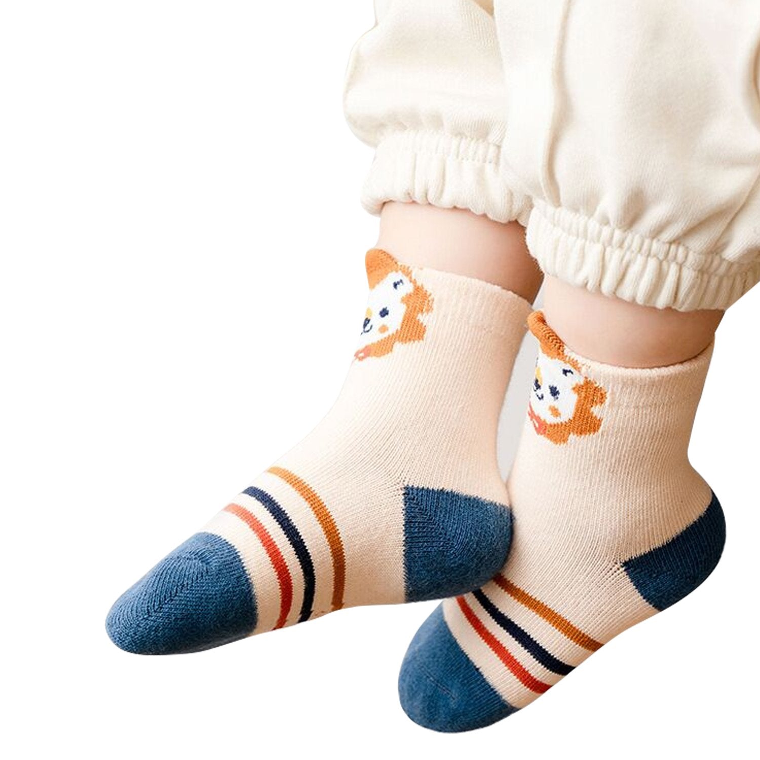 7303 Socks Breathable Thickened Classic Simple Soft Skin Friendly For Kids (Moq :-3) DeoDap