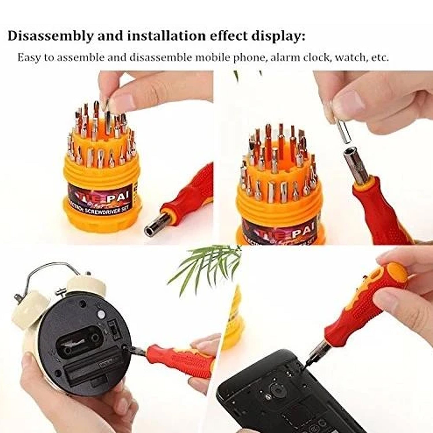 0461 Magnetic 31 in 1 Repairing Screw Driver Tool Set Kit PHOTRON