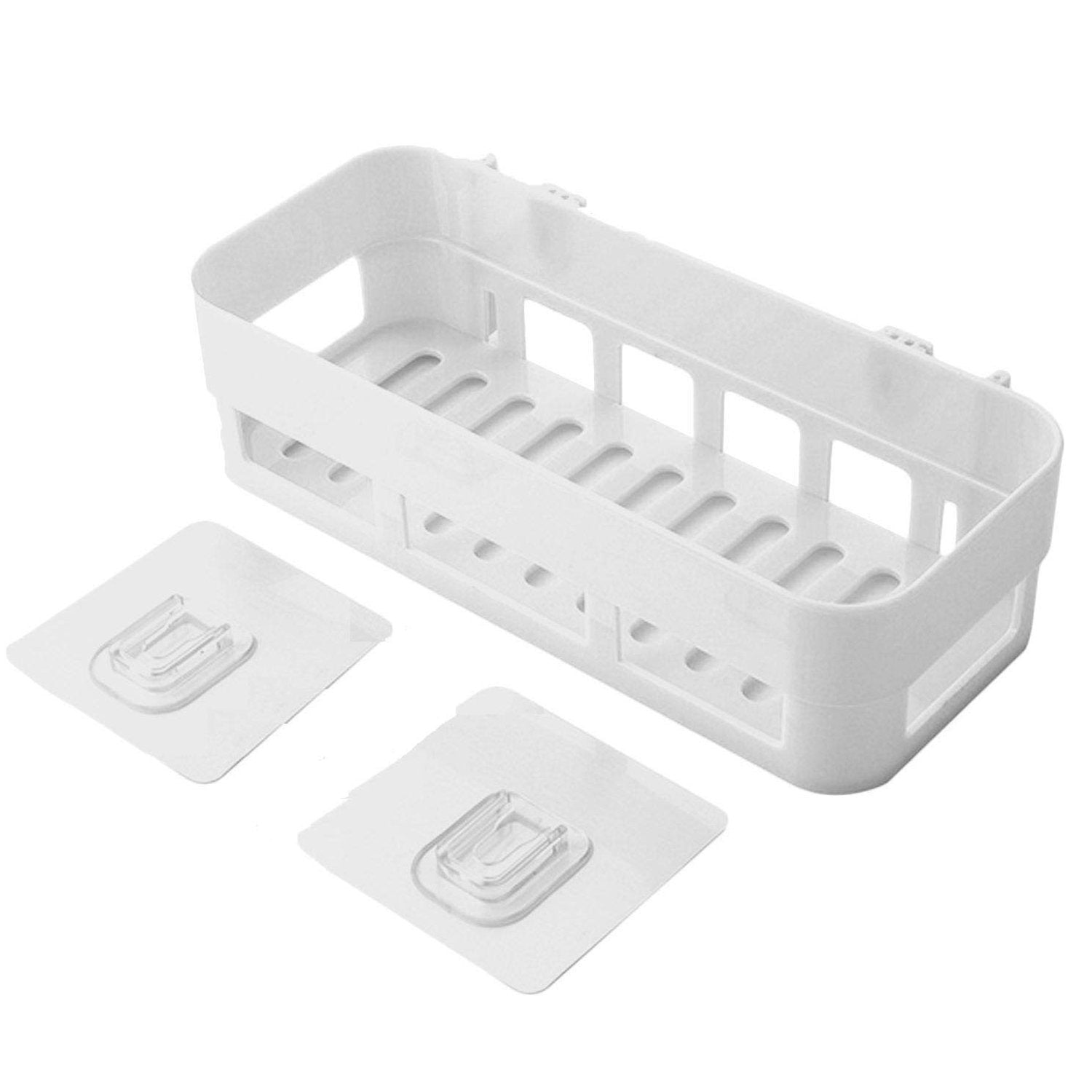 1094L Multipurpose Shelf Storage Rack Organizer Caddy Basket with Sticker (1Pc) DeoDap