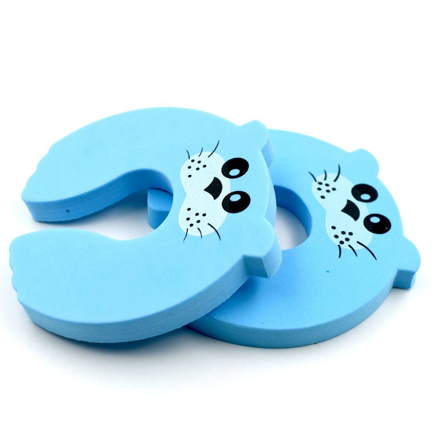 6039 Child Safety Protection Baby Safety Cute Animal Security Card Door Stopper (2PC Set) DeoDap