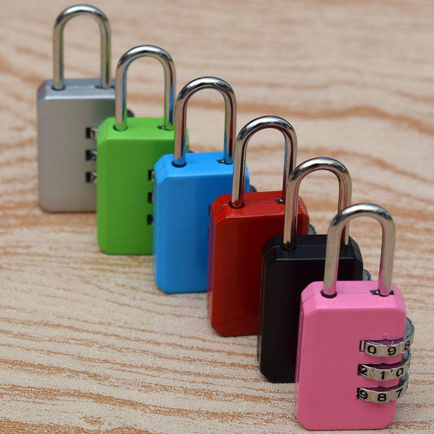 1243 Round Resettable Code Number Padlock freeshipping - DeoDap