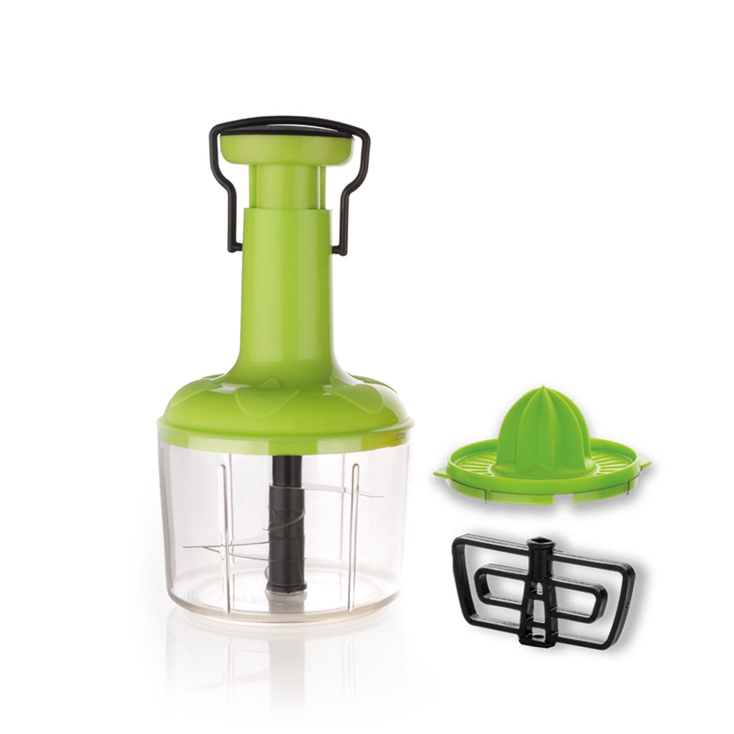 2759 3 In 1 Push Chop 1100Ml Used For Chopping Of Fruits And Vegetables. DeoDap