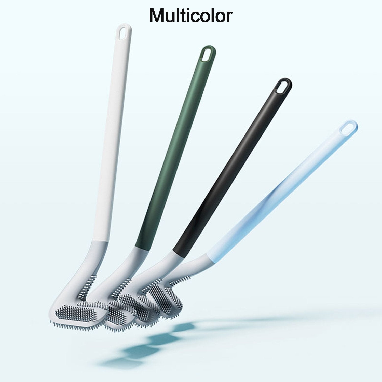 6059 Golf Shape Toilet Cleaner Brush  & Magic Sticker Holder DeoDap