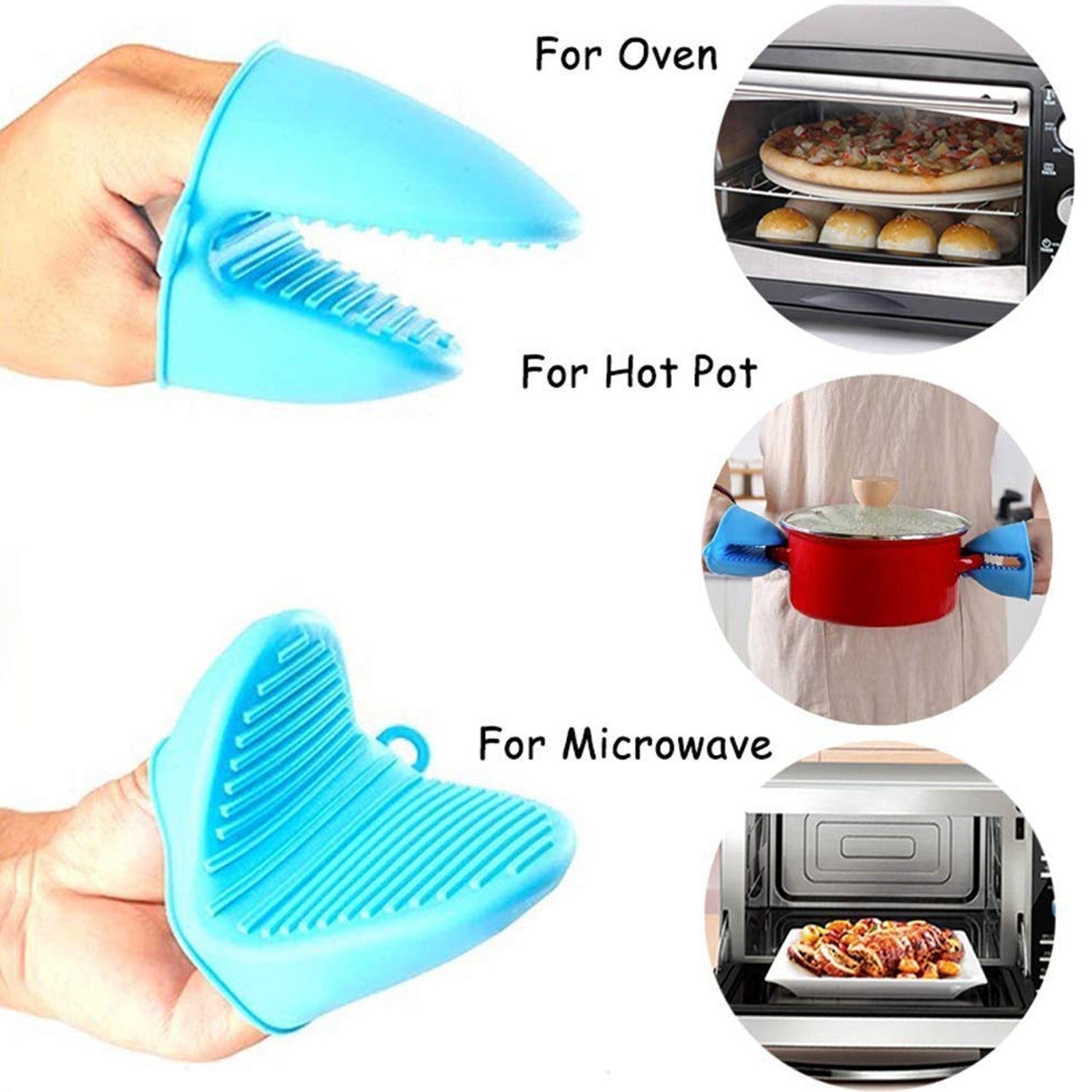 2067 Silicone Heat Resistant Cooking Potholder for Kitchen Cooking & Baking 1 Pc DeoDap
