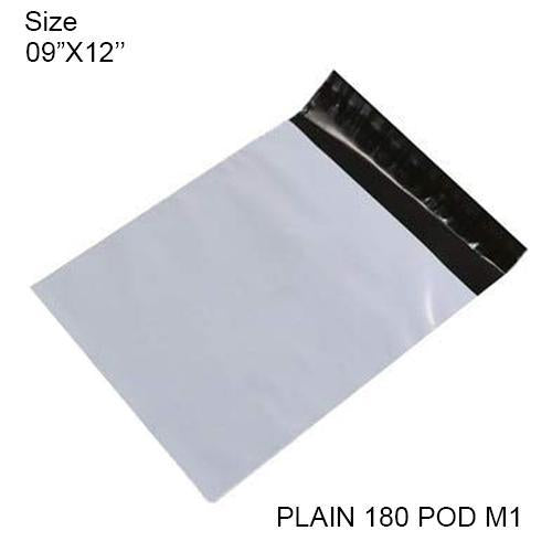 0902 Tamper Proof Courier Bags(09X12 PLAIN 180 POD M1) - 100 pcs DeoDap