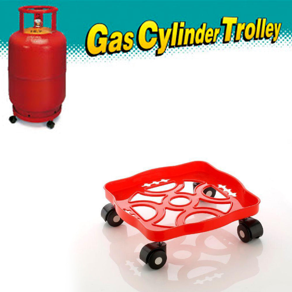 0099 Square Plastic Gas Cylinder Trolley DeoDap